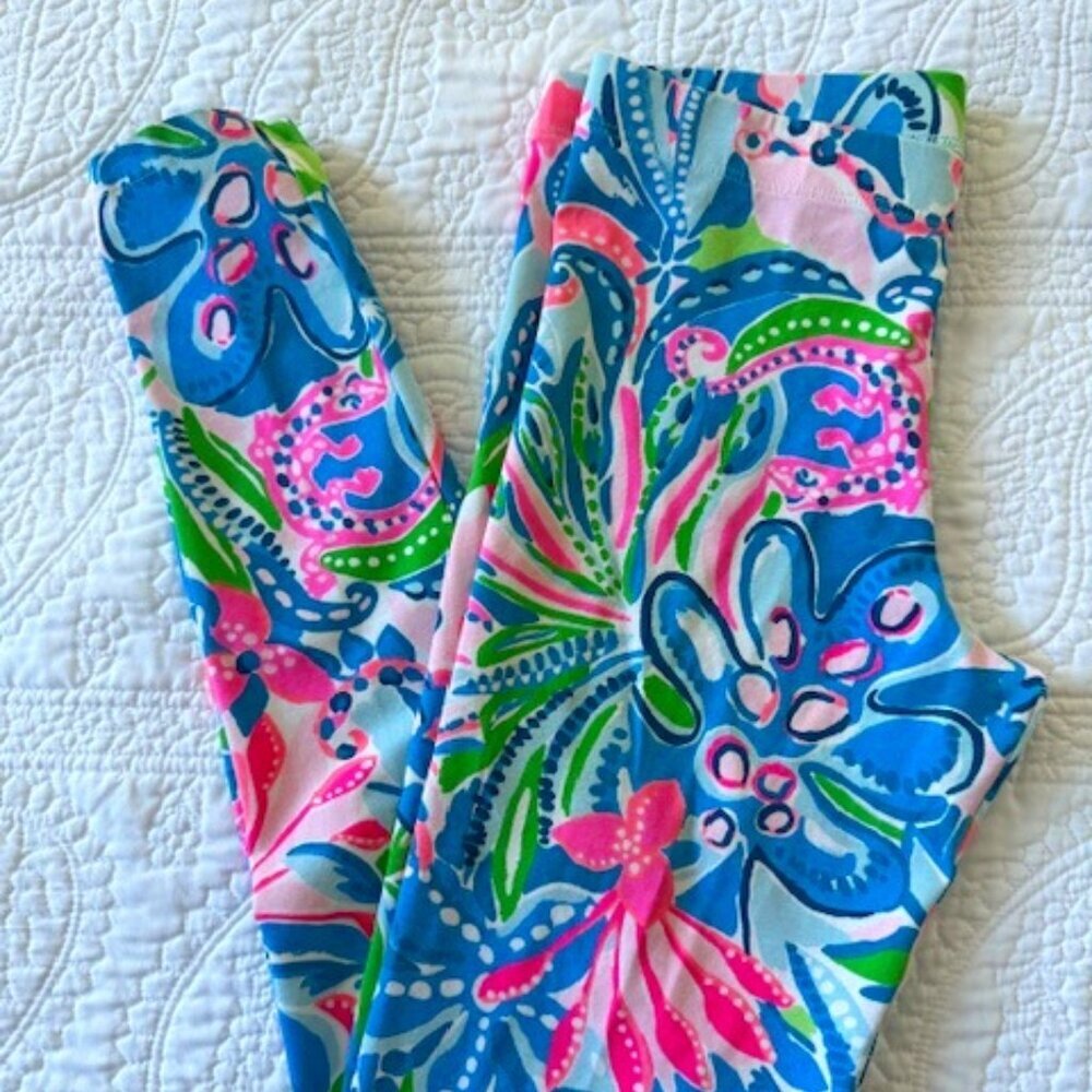 Lilly Pulitzer  Girls Maia Leggings XL